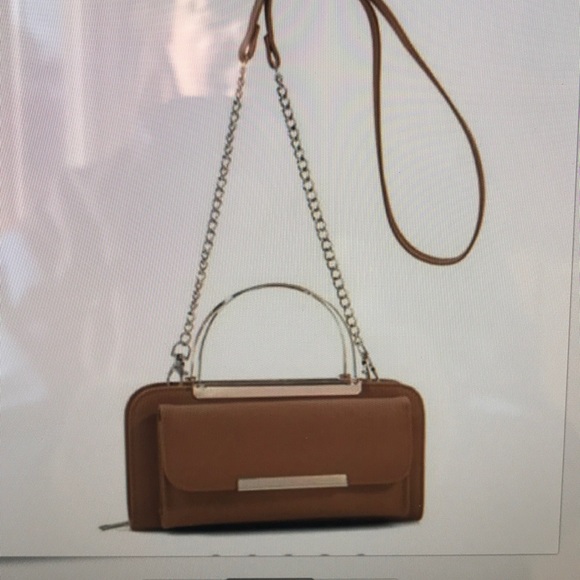 Isabelle Handbags - Isabelle all in one vegan mini bag wallet brown